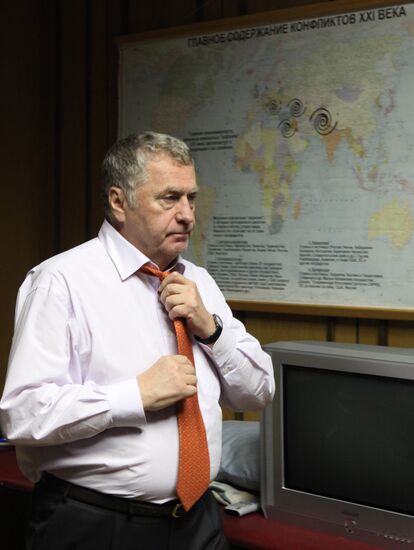 Интервью с лидером ЛДПР Владимиром Жириновским