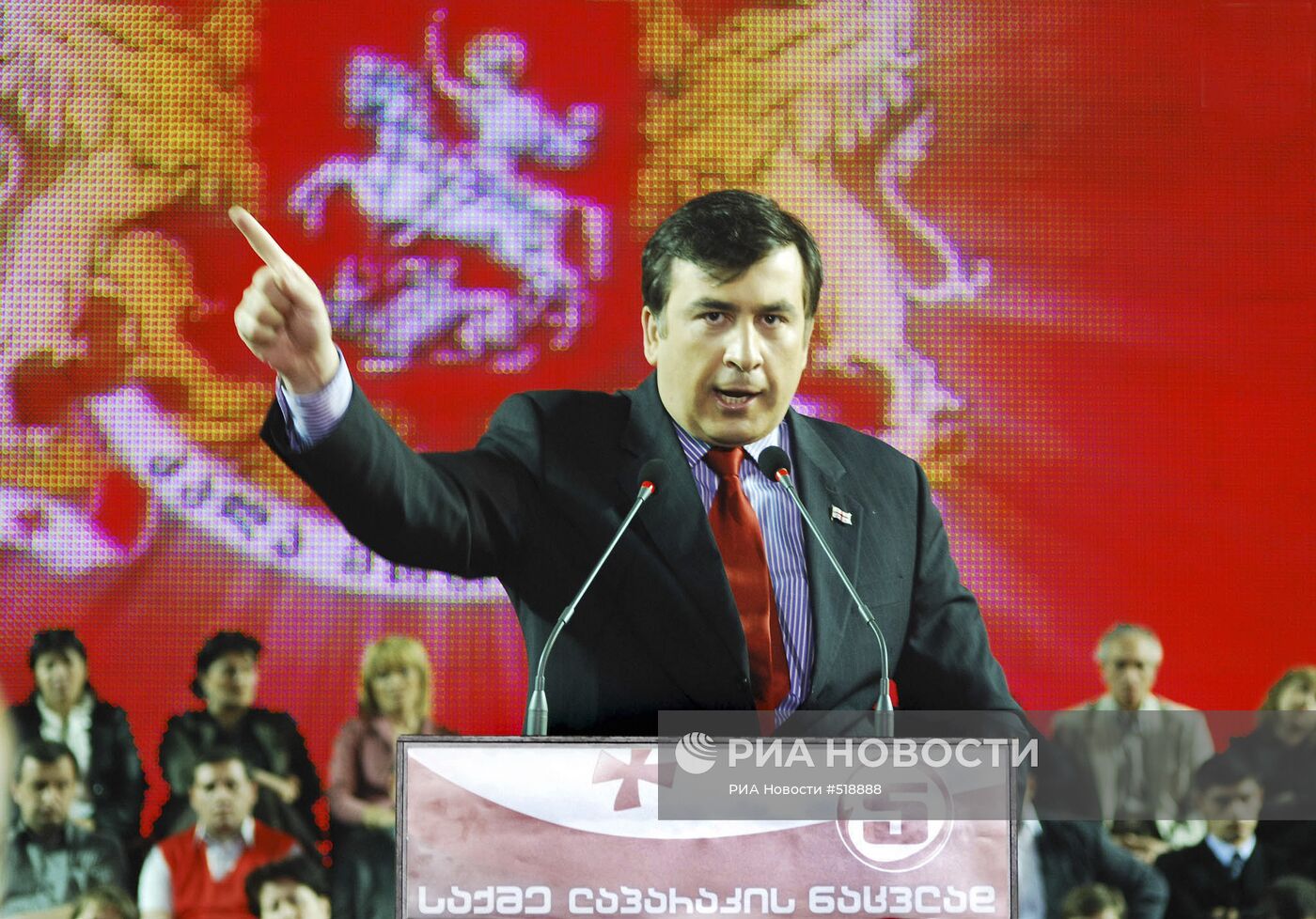 Собрание правящей партии Грузии "Национальное движение"