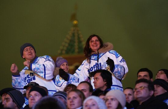 Зрители на Красной площади