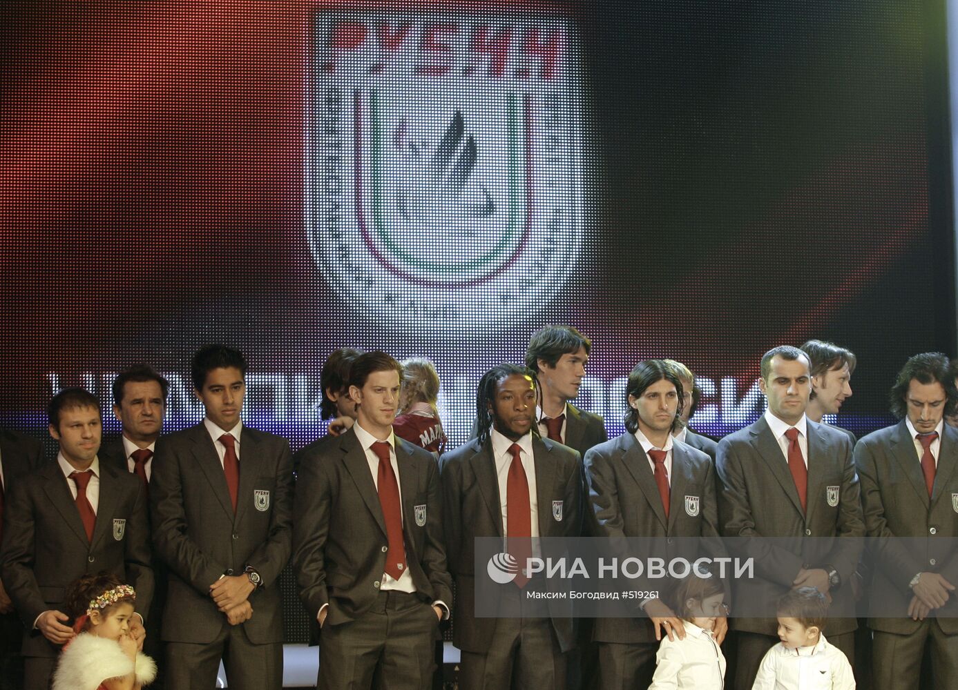 Награждение чемпиона России по футболу - ФК "Рубин" в Казани