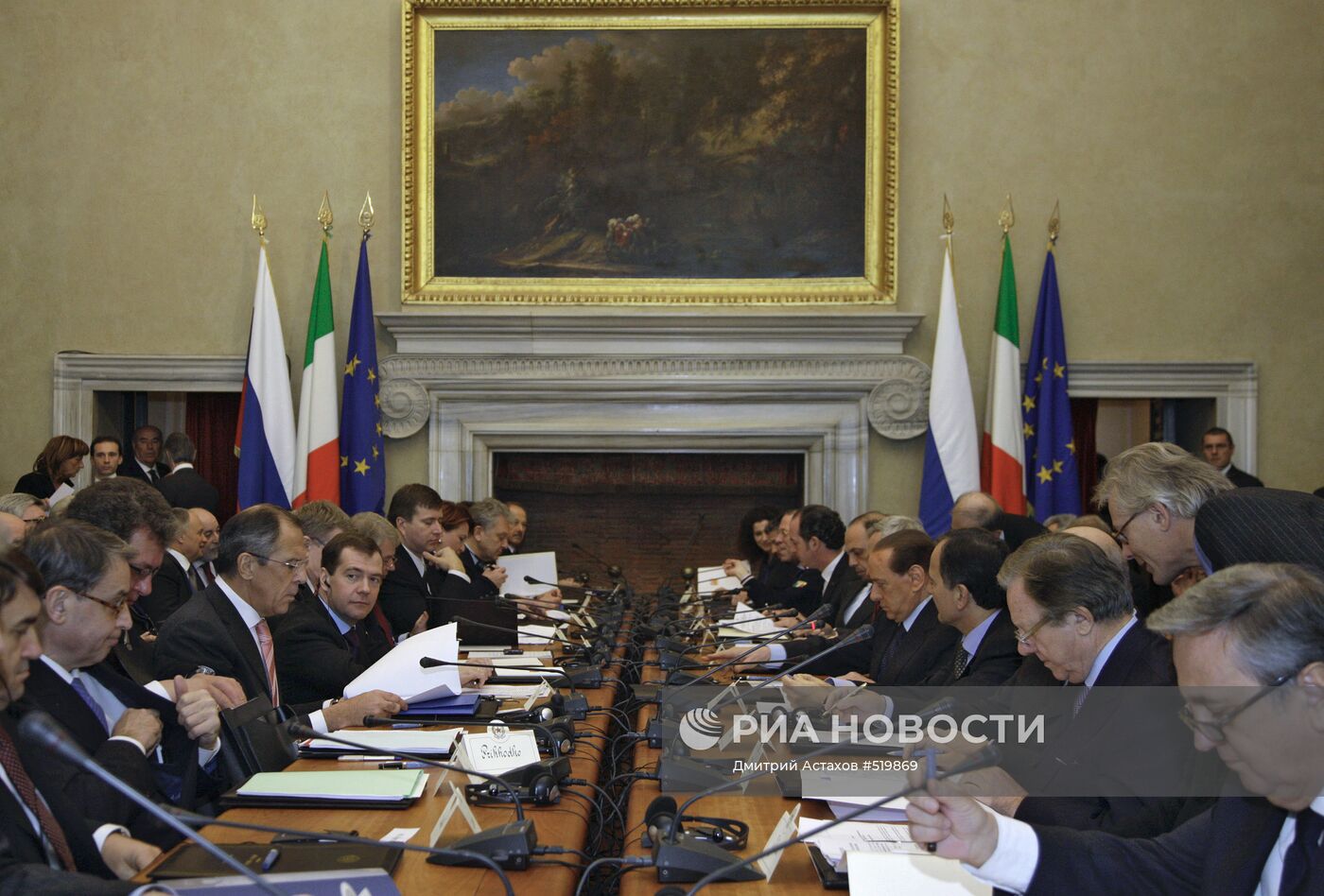 Российско-итальянские межгосударственные консультации в Риме