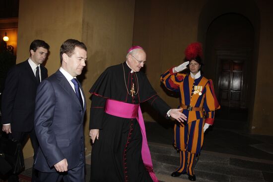 Д.Медведев в Ватикане