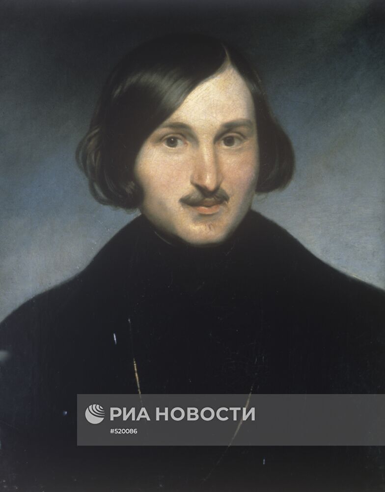 Репродукция картины "Н.В. Гоголь"
