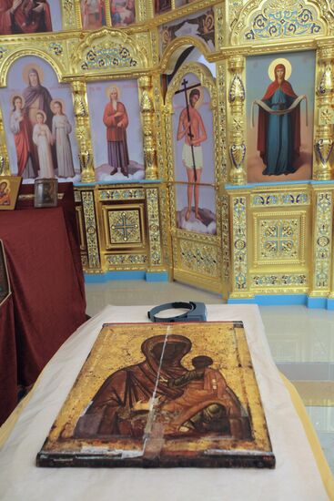 Помещение Торопецкой иконы в храм Александра Невского