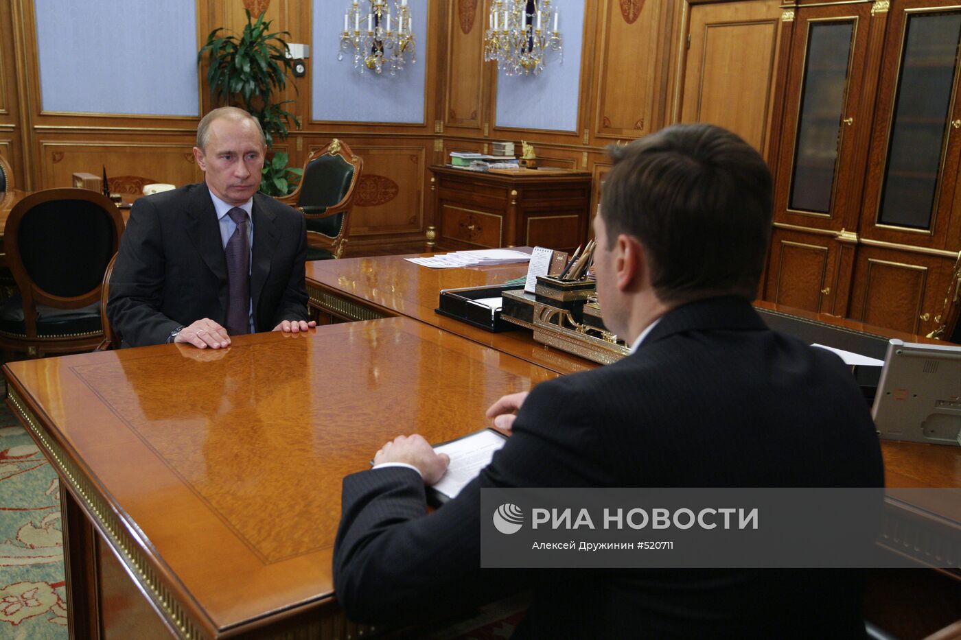 Владимир Путин встретился с Алексеем Мордашовым