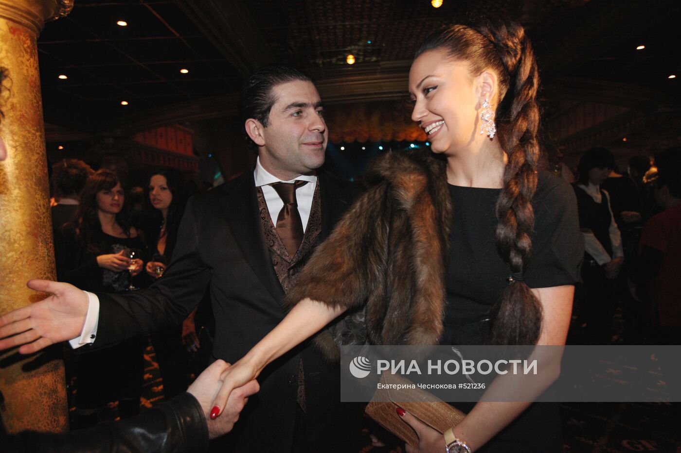 Артур Джанибекян с супругой