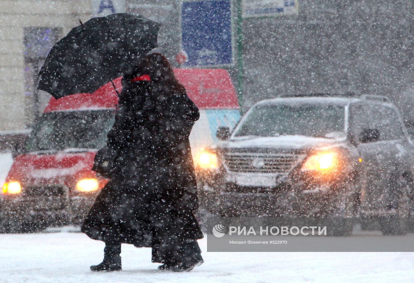 Снегопад в Москве