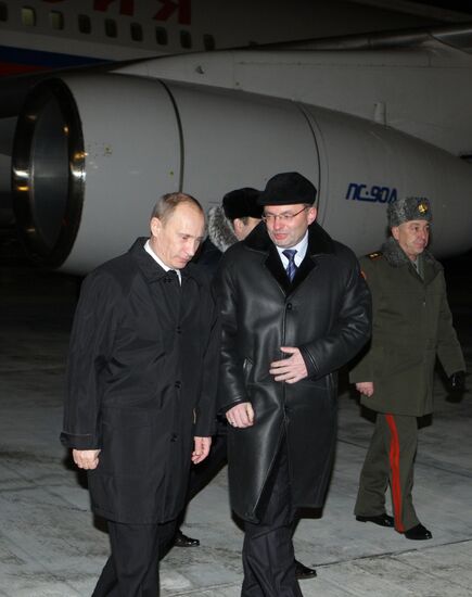 Владимир Путин прибыл в Екатеринбург
