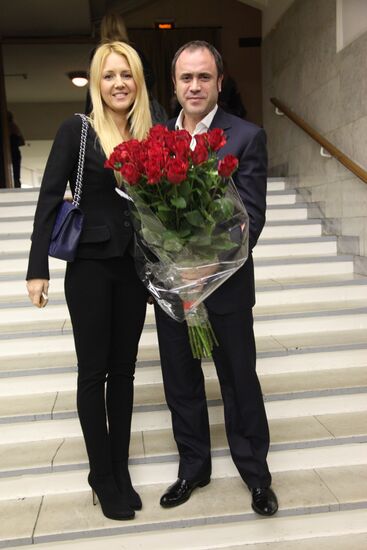 Юля Бордовских с супругом