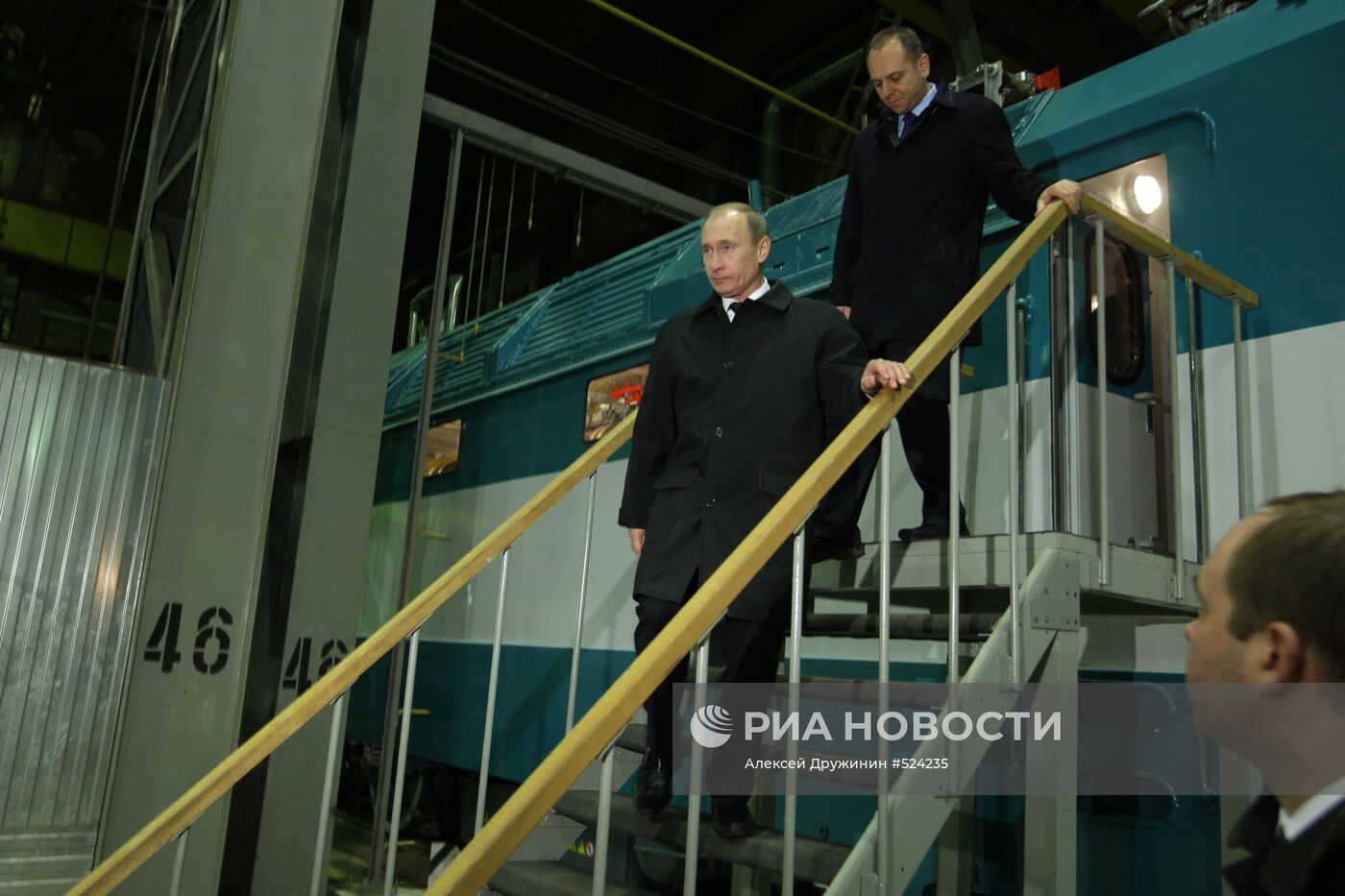 Владимир Путин посетил ОАО "УЗЖМ" в Верхней Пышме