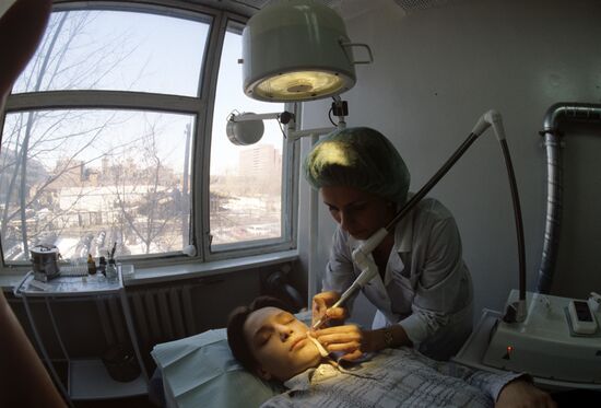 В косметологическом кабинете