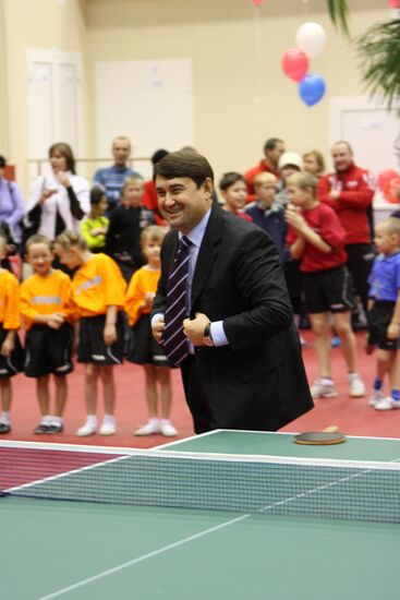 Дворец настольного тенниса УГМК открылся в Свердловской области