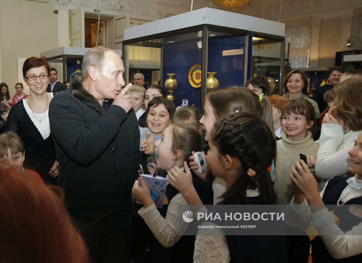 Владимир Путин посетил Государственный Эрмитаж