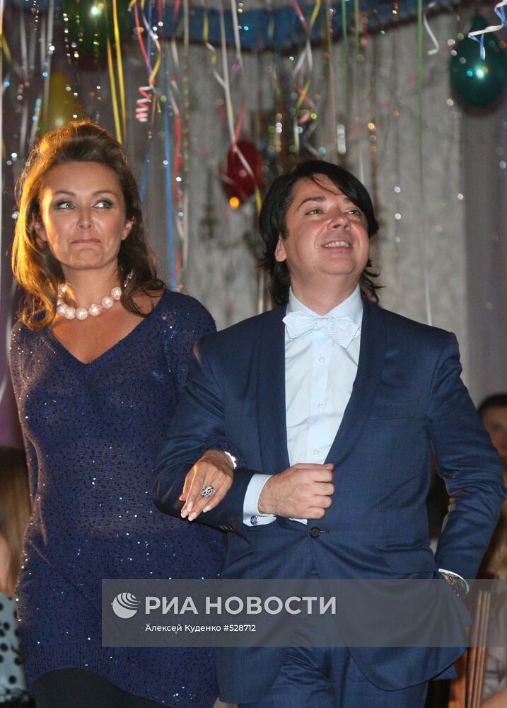 Валентин Юдашкин с супругой Мариной