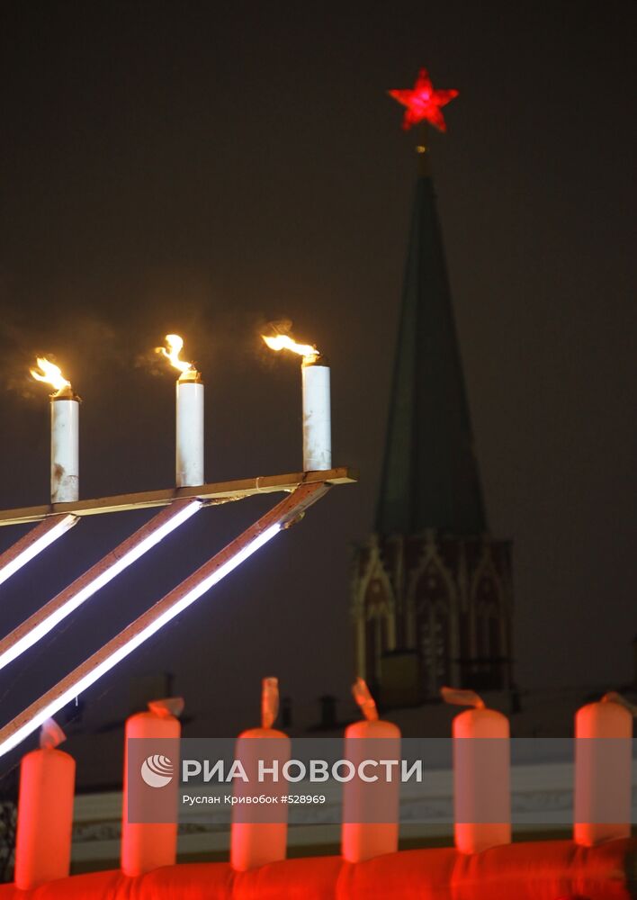 Торжества в честь еврейского праздника Ханука