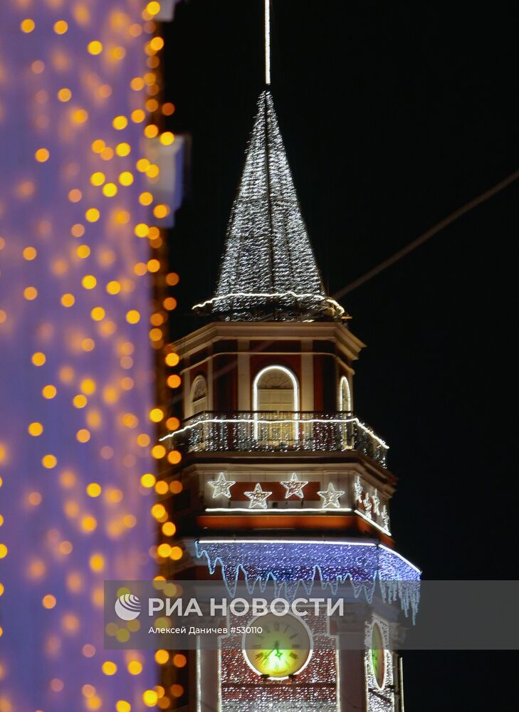 Санкт-Петербург готовится к празднованию Нового года