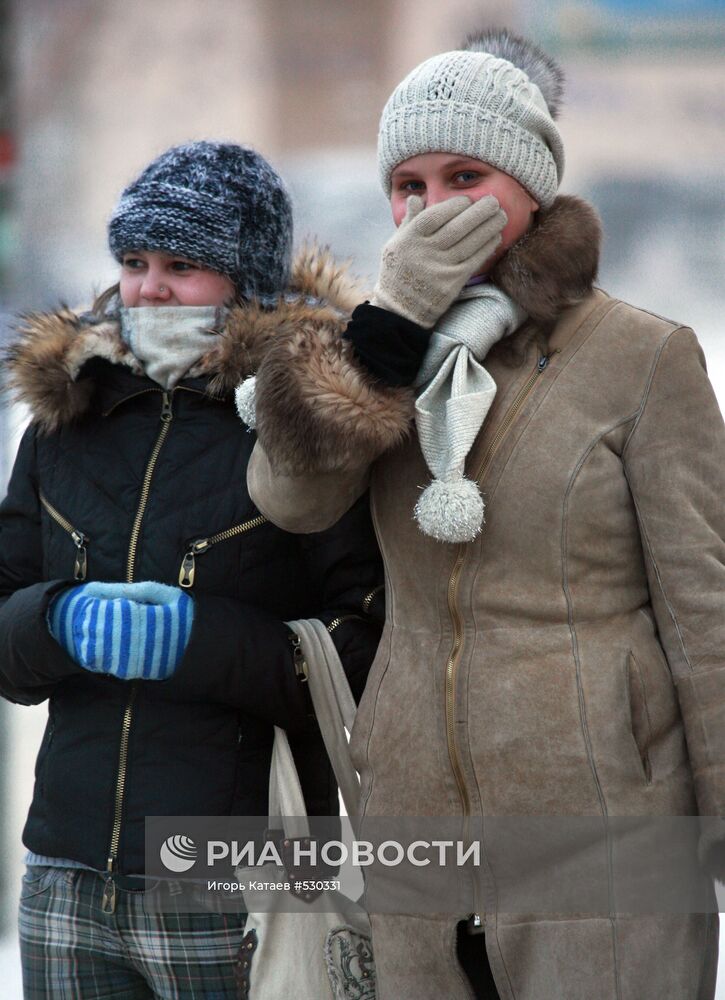 Мороз в Перми