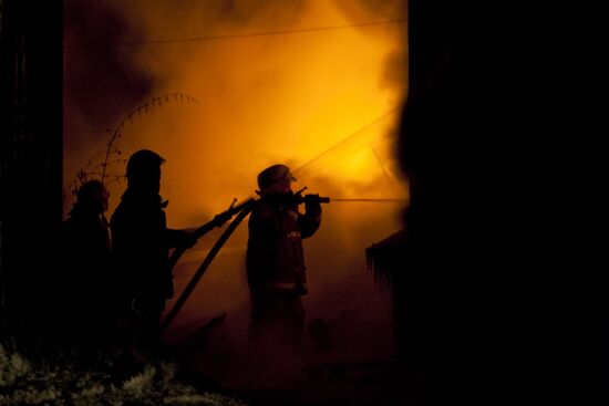 Пожар в доме священника в подмосковной Барвихе