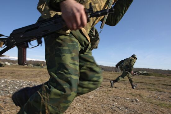 Российская военная база в Абхазии (Очамчира)