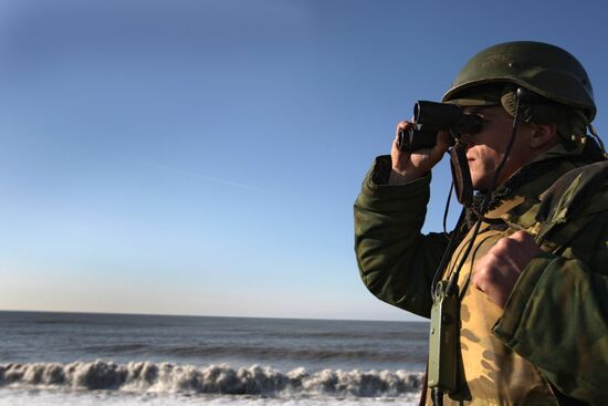 Российская военная база в Абхазии (Очамчира)