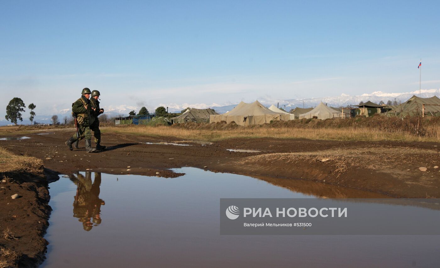 Российская военная база в Абхазии (Гудаута)