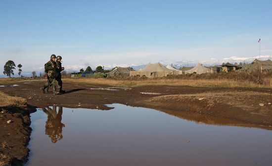 Российская военная база в Абхазии (Гудаута)