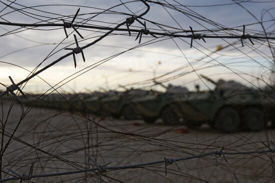 Российская военная база в Абхазии (Гудаута)
