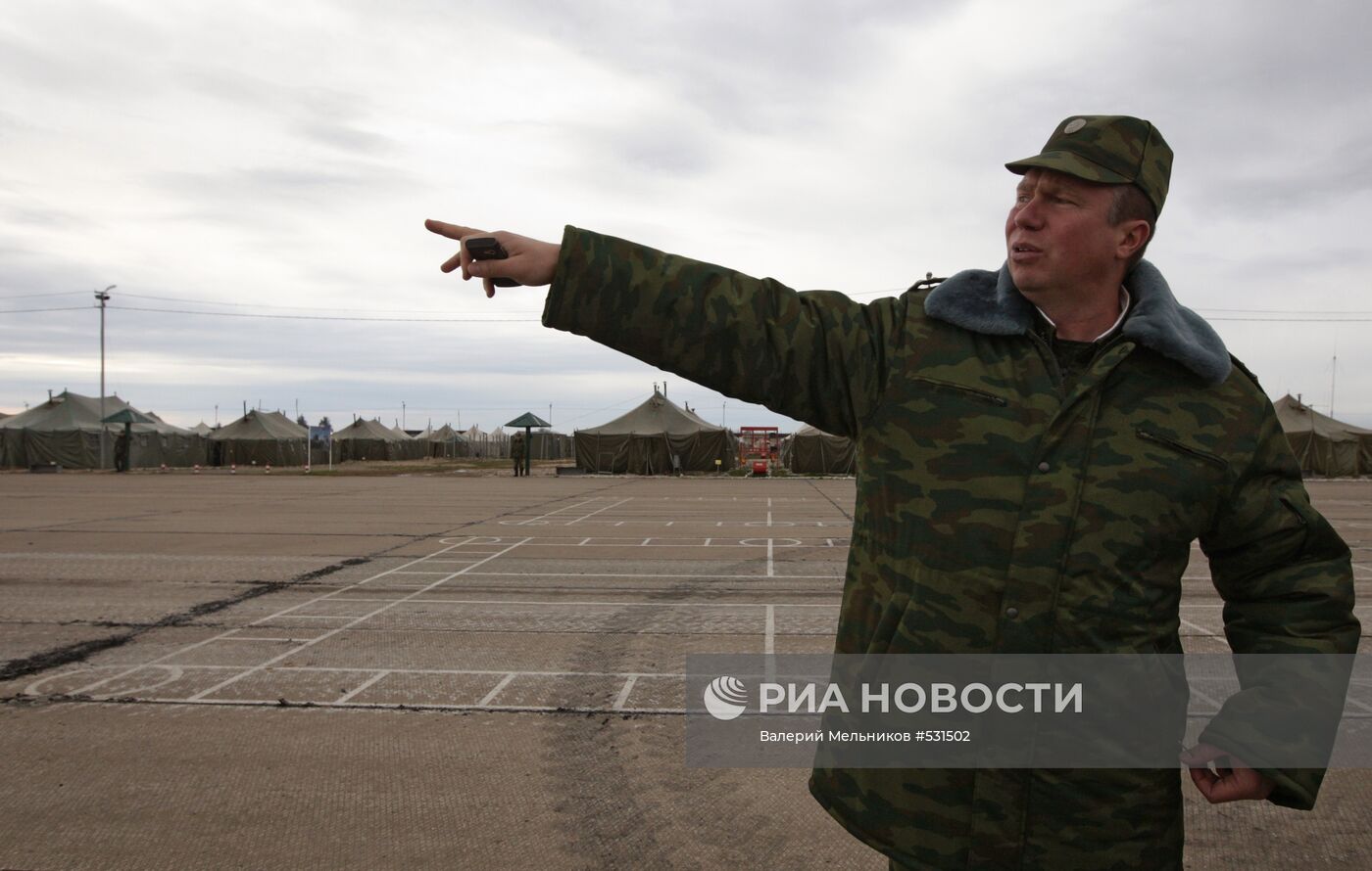 Российская военная база в Абхазии (Гудаута)