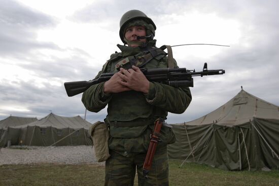 Российская военная база в Абхазии (Гудаута)