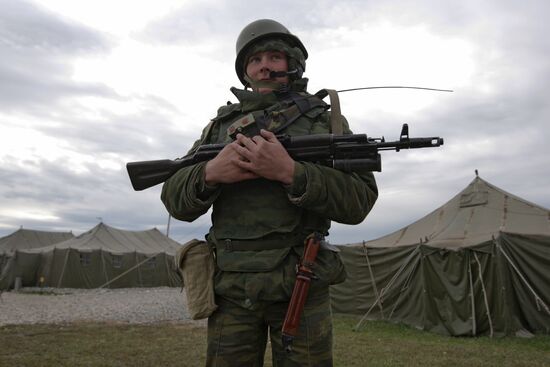 Российская военная база в Абхазии (Гудаута)