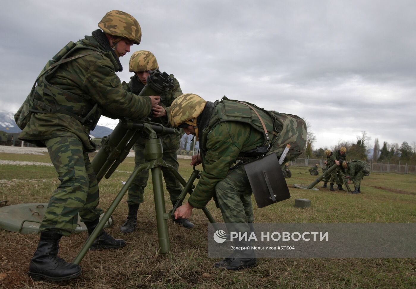 Российская военная база в Абхазии (Гудаута)