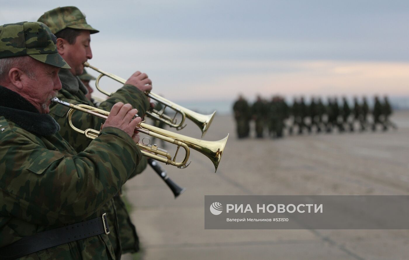 Российская военная база в Абхазии (Гудаута)