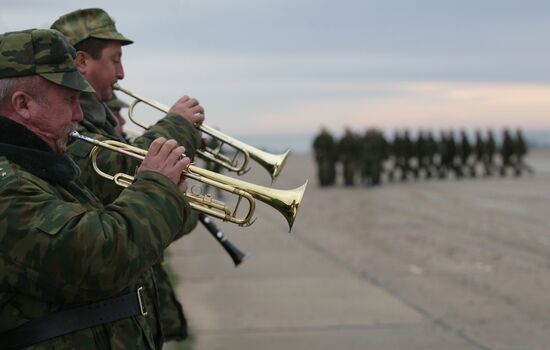 Российская военная база в Абхазии (Гудаута)