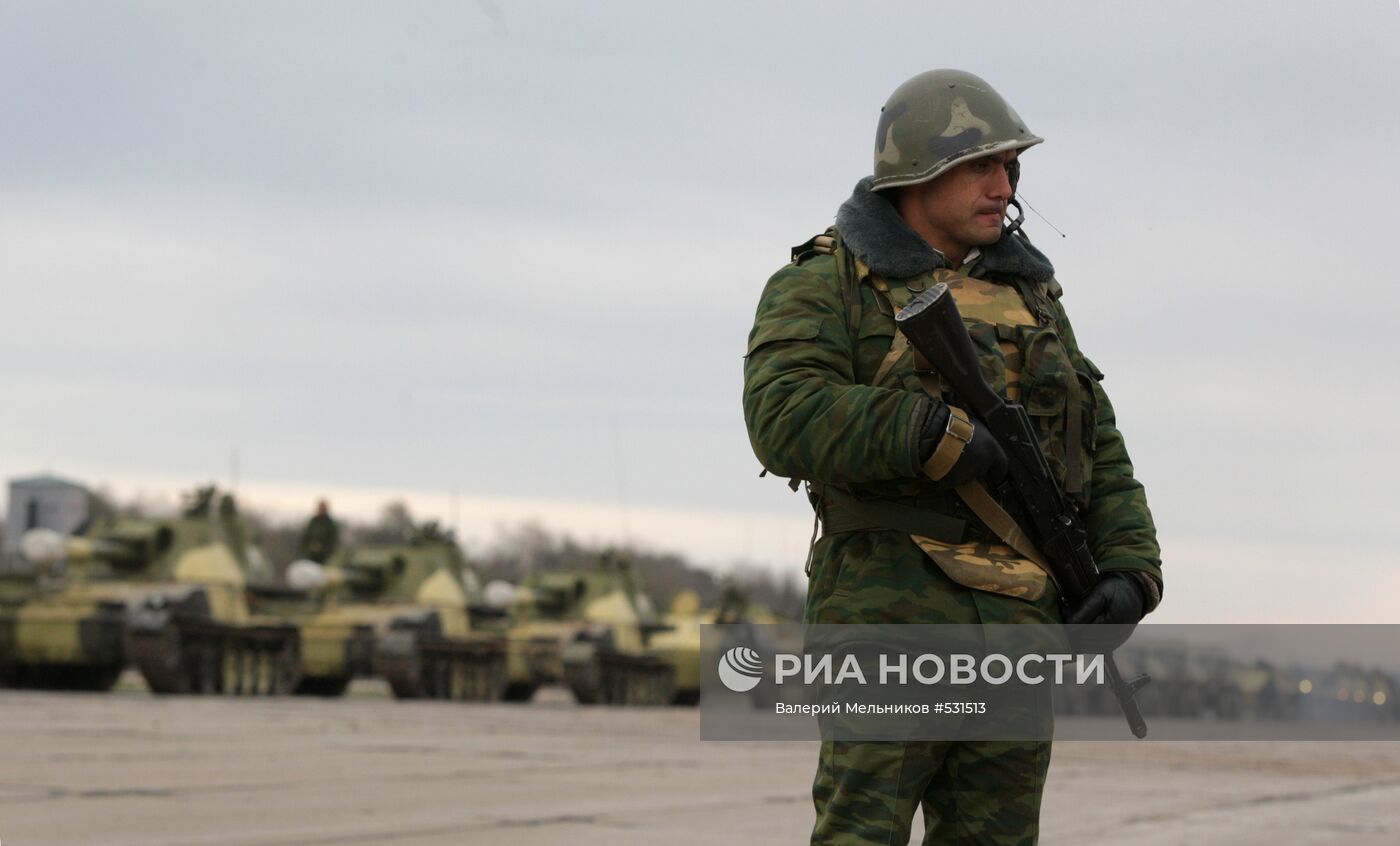 Российская военная база в Абхазии (Гудаута)