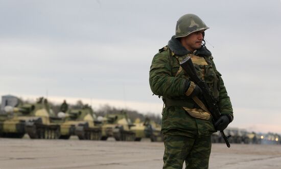 Российская военная база в Абхазии (Гудаута)