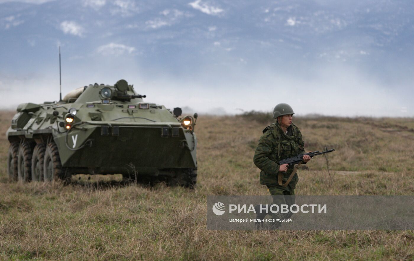 Российская военная база в Абхазии (Гудаута)