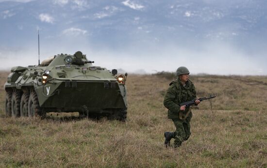 Российская военная база в Абхазии (Гудаута)