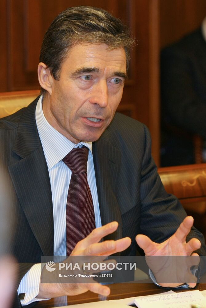 Генеральный секретарь НАТО Андерс Фог Расмуссен,