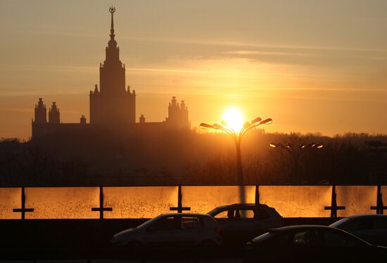 Морозы в Москве