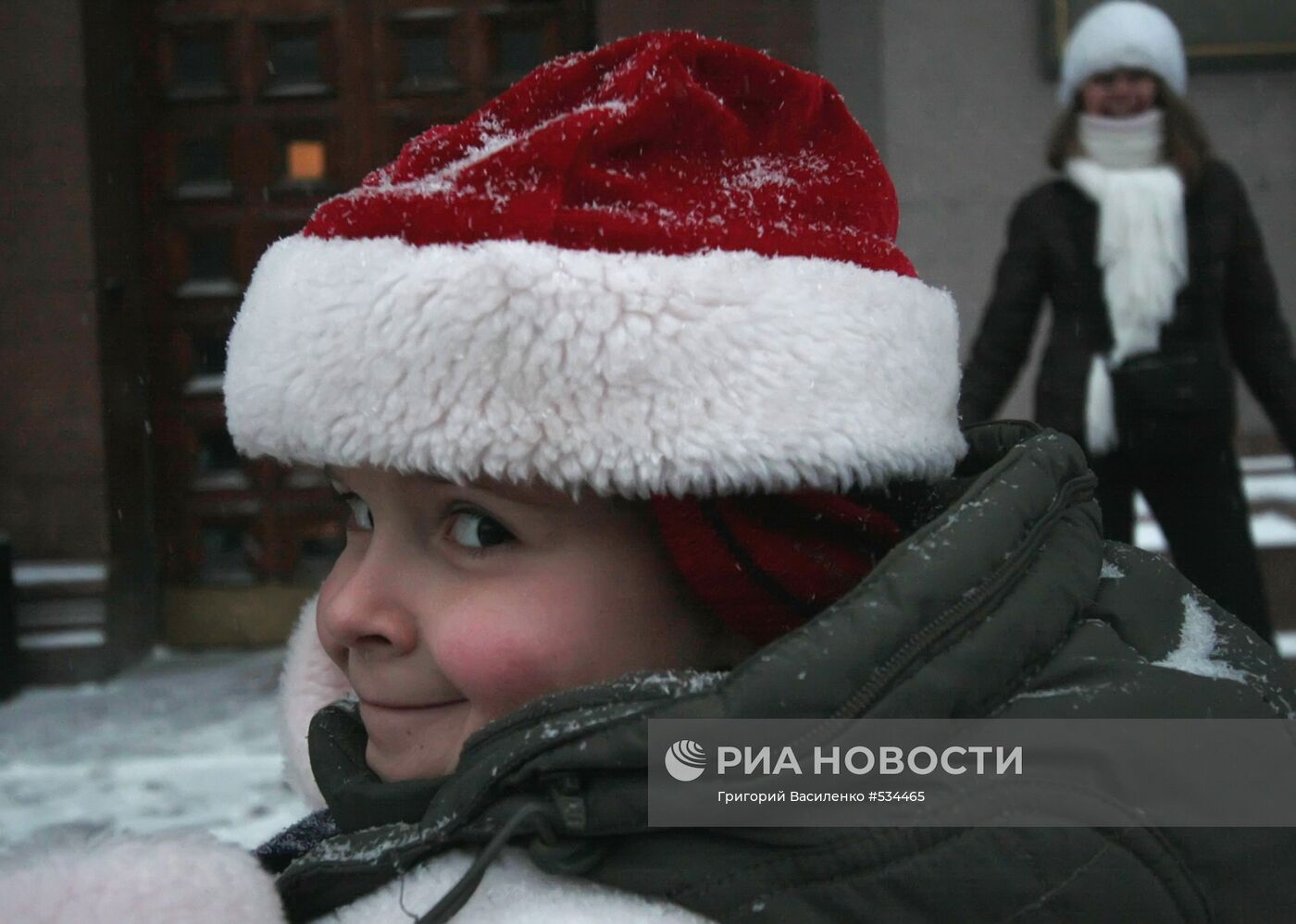 Парад Дедов Морозов в Киеве