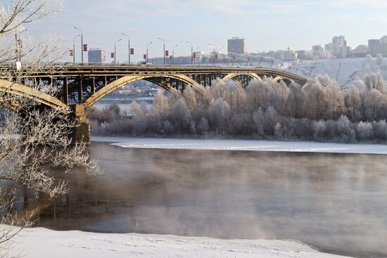 Морозы в Нижнем Новгороде