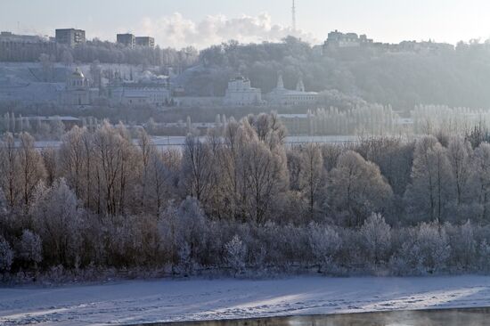 Морозы в Нижнем Новгороде