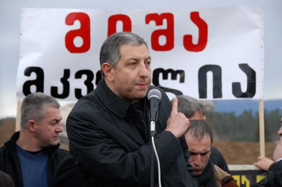 Лидер движения "За справедливую Грузию" Зураб Ногаидели