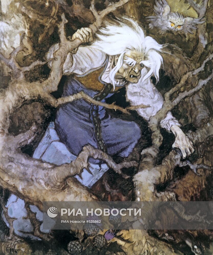 Иллюстрация к книге "Русские волшебные сказки"