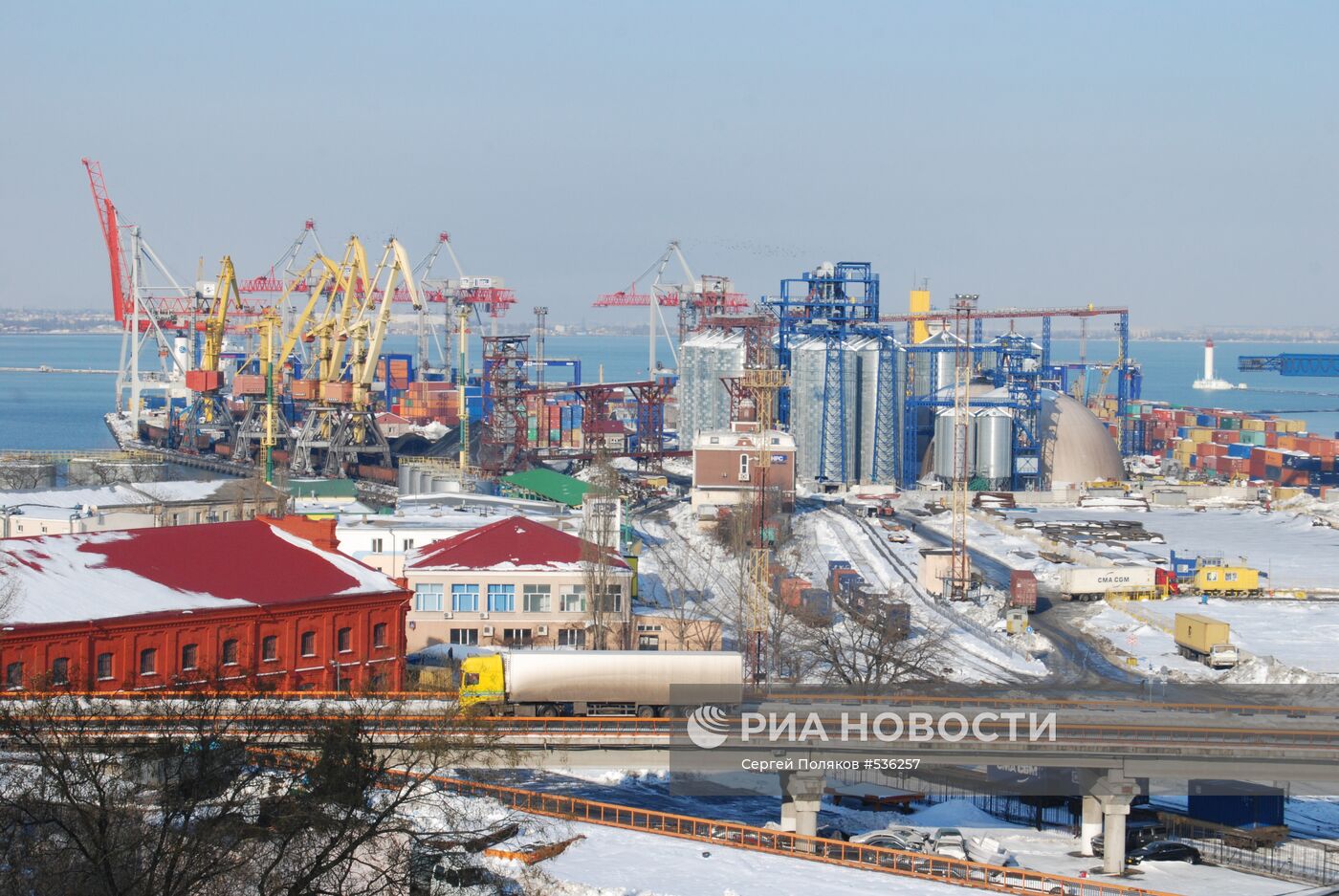 Одесский морской торговый порт | РИА Новости Медиабанк