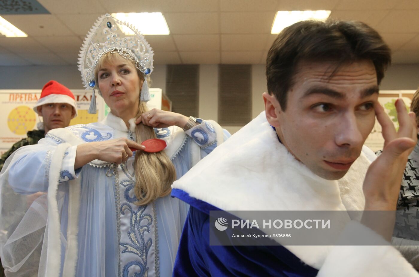 Праздничная сдача экзаменов в "Московской школе Деда Мороза"