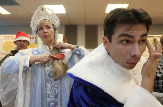 Праздничная сдача экзаменов в "Московской школе Деда Мороза"