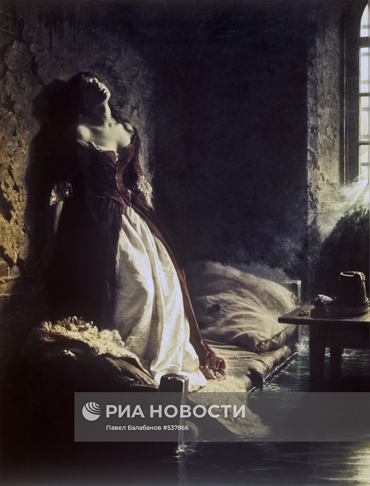 Картина К.Д.Флавицкого "Княжна Тараканова"