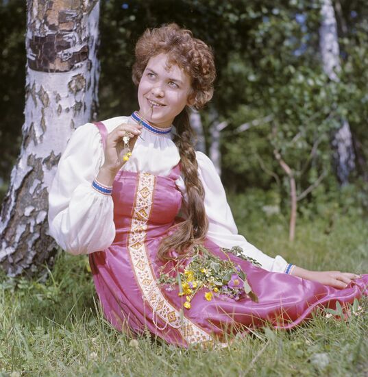 Участница художественной самодеятельности