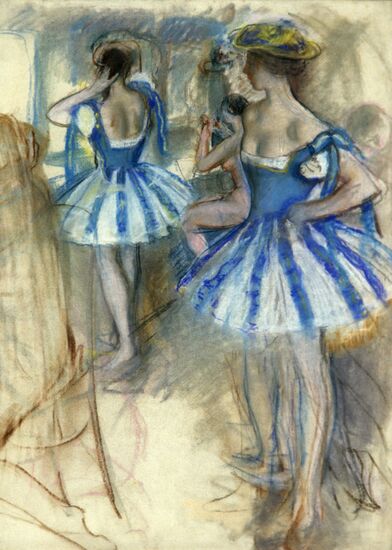 Репродукция картины "Две танцовщицы"